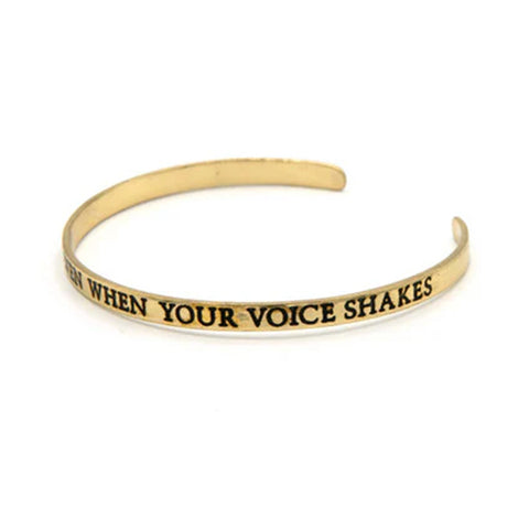 Speak the Truth Cuff Bracelet