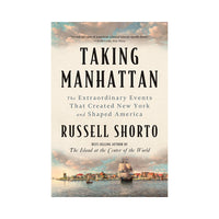 A book cover of an illustration of a painting featuring ships in the harbor with the text in the center of the book 