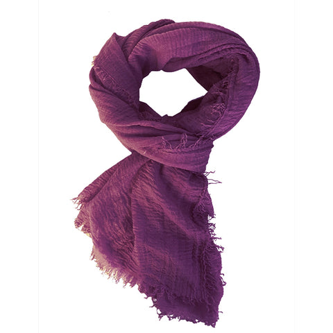 Purple Berry Boho Scarf