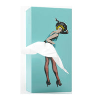 Mint Flying Skirt Tissue Box