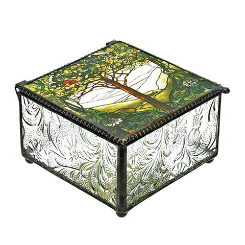 Louis C. Tiffany Tree of Life Glass Box