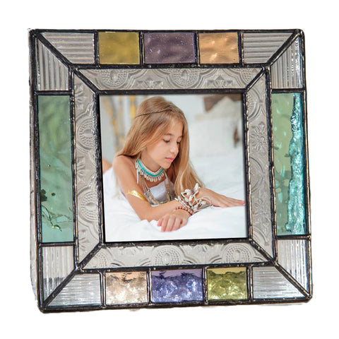 Colorful Stained Glass Frame