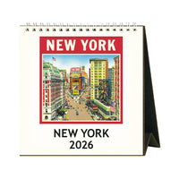 Vintage New York 2026 Desk Calendar