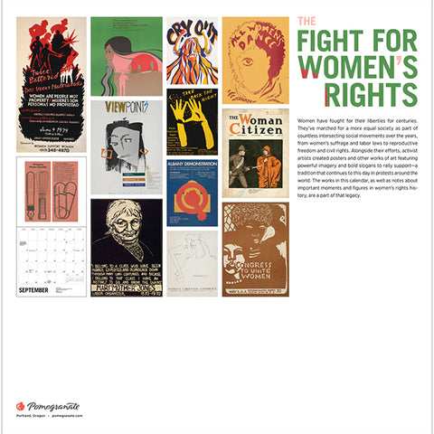 The Fight for Women’s Rights 2026 Wall Calendar