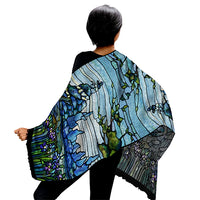 Louis C. Tiffany Iris Landscape Shawl