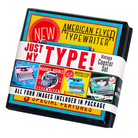 Just My Type Coaster Set