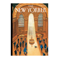 New Yorker Grand Central Notecard