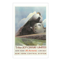 Futuristic Train Magnet