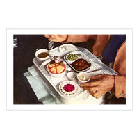 Airplane Food Postcard