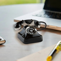 Miniature Vintage Rotary Phone Clock