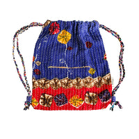 Kantha Drawstring Backpack