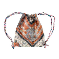 Kantha Drawstring Backpack