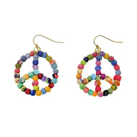Kantha Milieu Peace Earrings