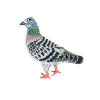 Homing Pigeon Brooch