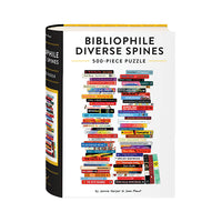 Bibliophile Diverse Spines 500-Piece Puzzle