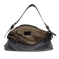 Black Trapeze Shoulder Bag
