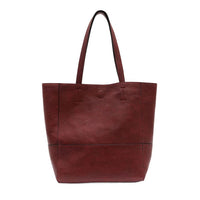 Sangria Faith Raw Edge Tote