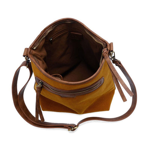 Dijon Corduroy Bucket Purse