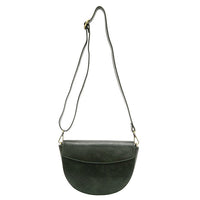 Green Crescent Crossbody Purse