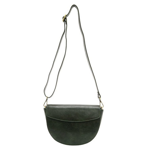 Green Crescent Crossbody Purse