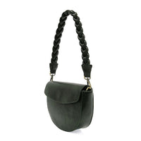 Green Crescent Crossbody Purse