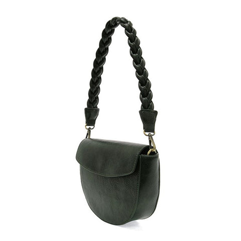 Green Crescent Crossbody Purse