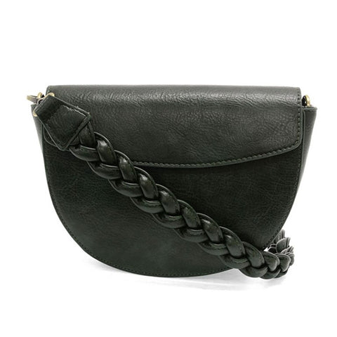 Green Crescent Crossbody Purse