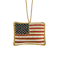 American Flag Ornament