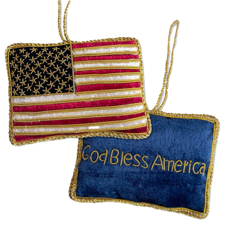 American Flag Ornament