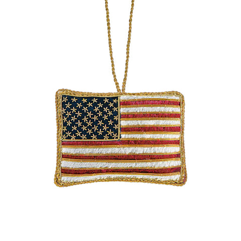 American Flag Ornament