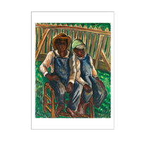 Brothers by Malvin Gray Johnson Postcard