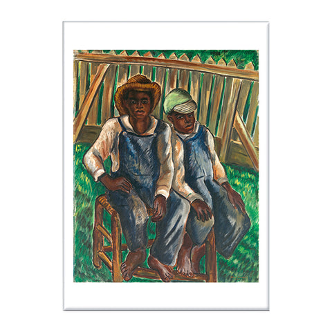 Brothers by Malvin Gray Johnson Magnet