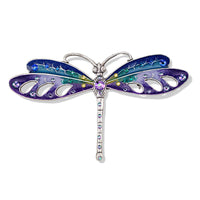 Multicolor Dragonfly Brooch