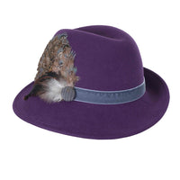 Plum Pheasant Fedora