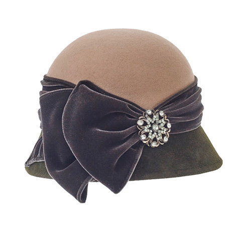 Two Tone Brooche Cloche
