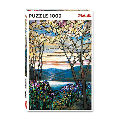 Louis C. Tiffany Magnolias & Irises 1000-Piece Puzzle