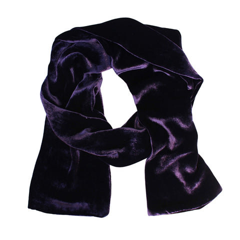 Purple Velvet Shawl