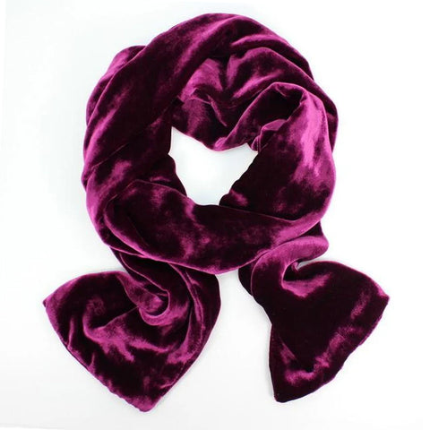 Orchid Velvet Shawl
