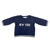 Toddler Sized New York Raglan Stripe Sweater