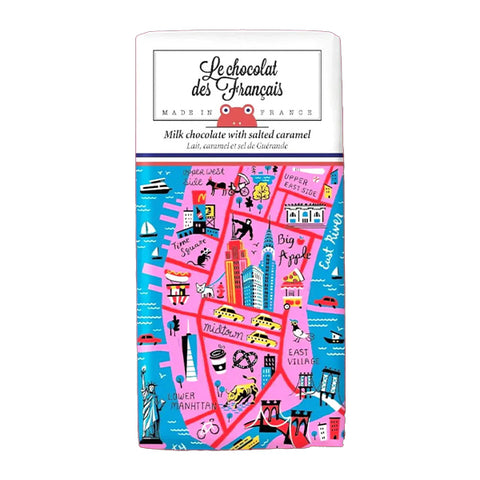 New York City Milk and Salted Caramel Chocolate Bar