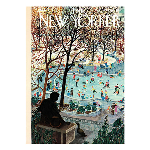 Ice Skating in Central Park Boxed Notecards