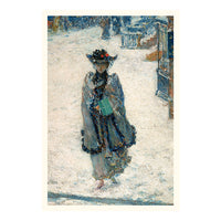 Christmas Morning Street Scene Boxed Notecards