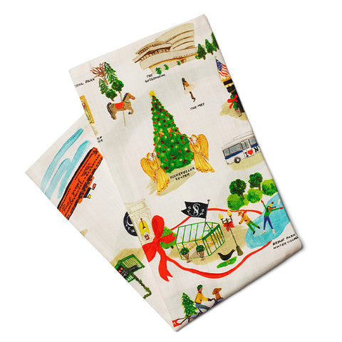 Holiday in New York Kitchen Towel