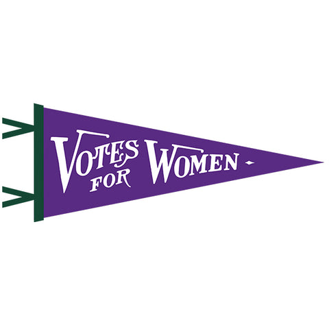 Votes for Women Mini Pennant Purple