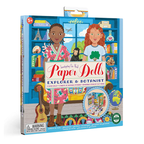Explorer and Botanist Paper Doll Set
