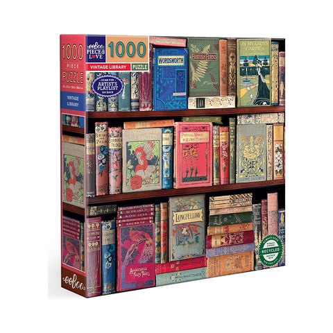 Vintage Library 1000-Piece Puzzle