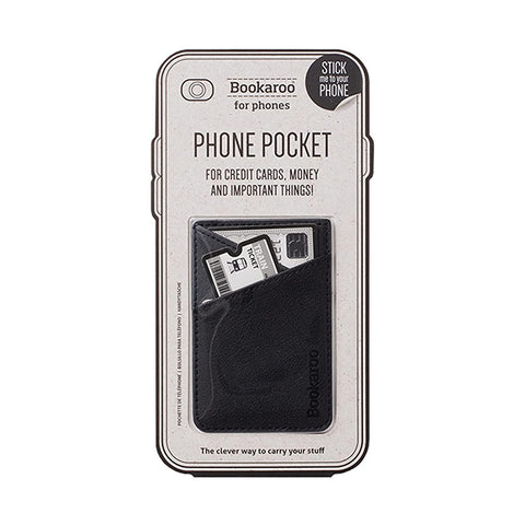 Phone pocket with card holder on a white background