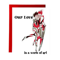 Work of Art Love Notecard
