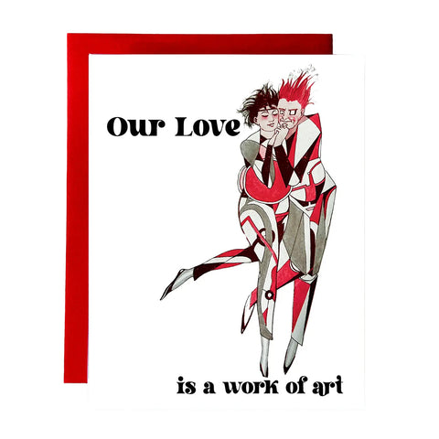Work of Art Love Notecard