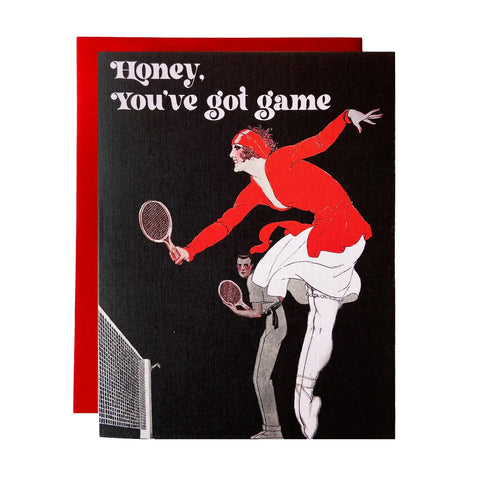 You've Got Game Vintage Notecard